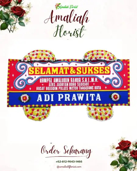 Papan Bunga Ucapan Selamat Kedurus